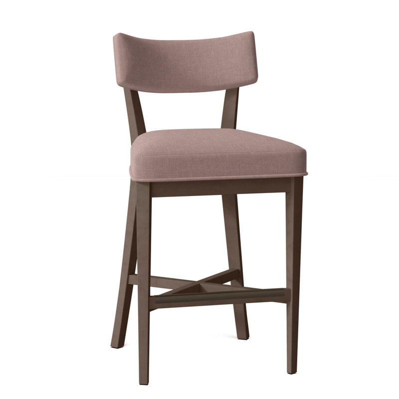 Tabouret de bar 29,5 po Juliet, Perigold Montage Rouge, Noisette, Tabouret de comptoir (siège d'une hauteur de 25,5