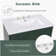 Meuble-lavabo 30 po avec lavabo style rétro, espace de rangement multifonctionnel, tablette de porte, porte à fermeture en douceur-1739412843-1739412852