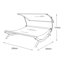 Bre 200cm Long Reclining Double Chaise with Cushions-1064983211