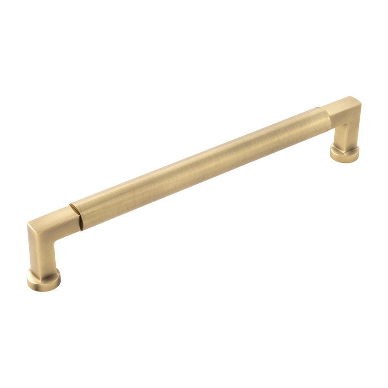 Parkview Collection Handle Pull - Cabinet - Transitional Hardware for Drawers & Cabinets, Antique Brass, 7-9/16"
