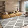 Lamoreaux Shag Performance Geometric Rug