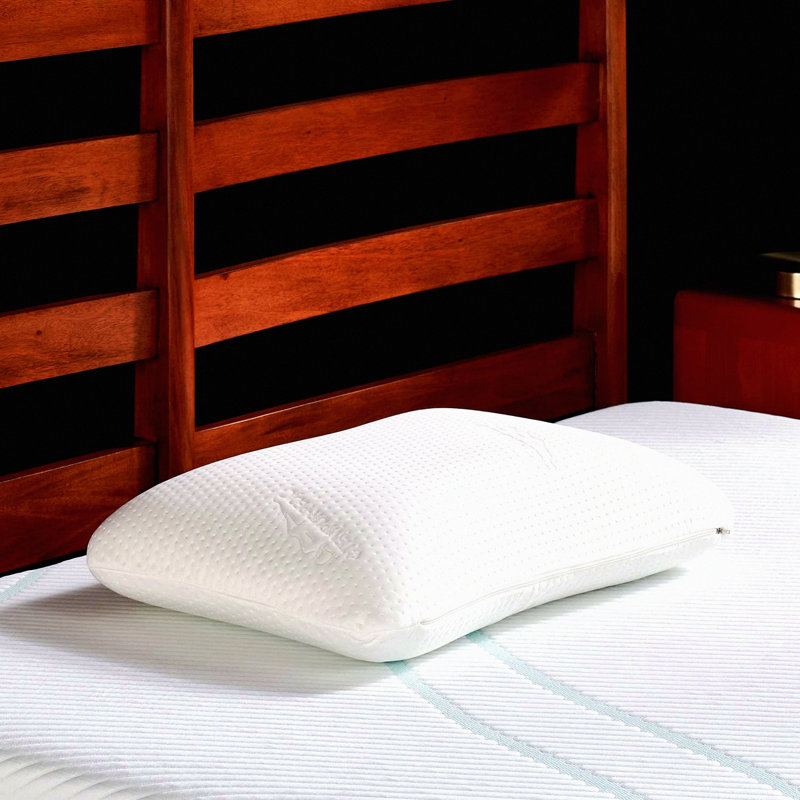Luxury Cloud Comfort Pillow - Memory Foam Soft Feel, Standard Size, White Dream Symphony Support - Plush Cushion for Neck and Head Relaxation