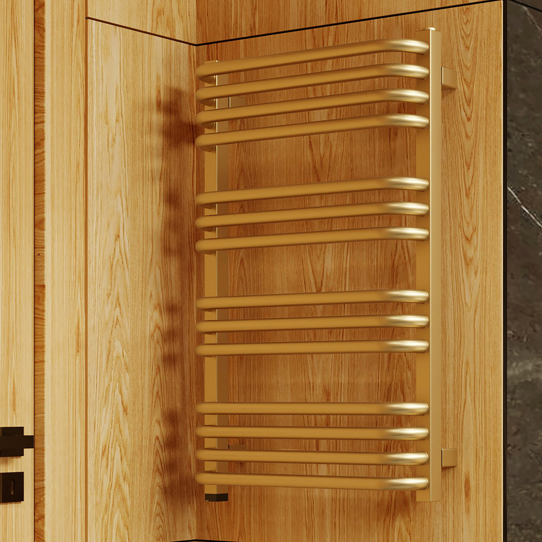 Alex One Brass Electric Towel Rail