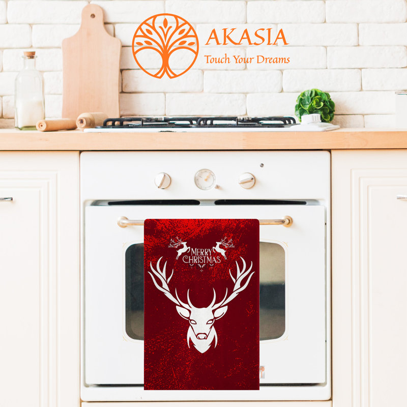 Embroidered Tea Towel Kitchen Towel