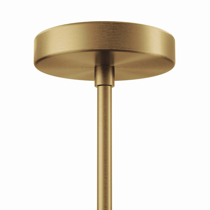 Modway Stellar 1-Light Pendant Light, Satin Brass