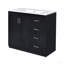Ensemble de meuble-lavabo 36 po avec lavabo en céramique, armoire de rangement en bois massif, ensemble de meuble-lavabo autoportant avec 3 tiroirs et portes à fermeture douce-2085266928