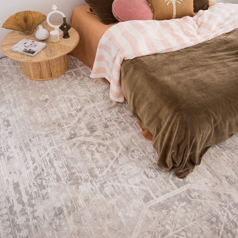Cahira Floral Rug, Rectangle 7 pi 11 po x 11 pi 2 po