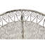 Half-Round Iron Top Dining Table with Iron Base