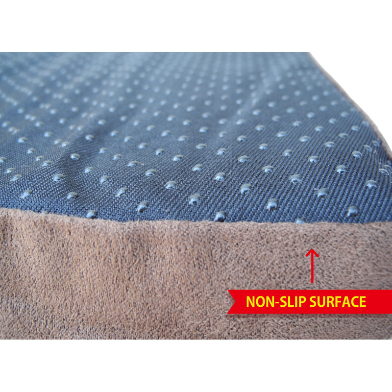 Large Blue Orthopedic Memory Foam Pet Bed with Waterproof Cover