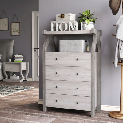 Antwonette 4 Drawer 30.87" W Gentleman's Chest