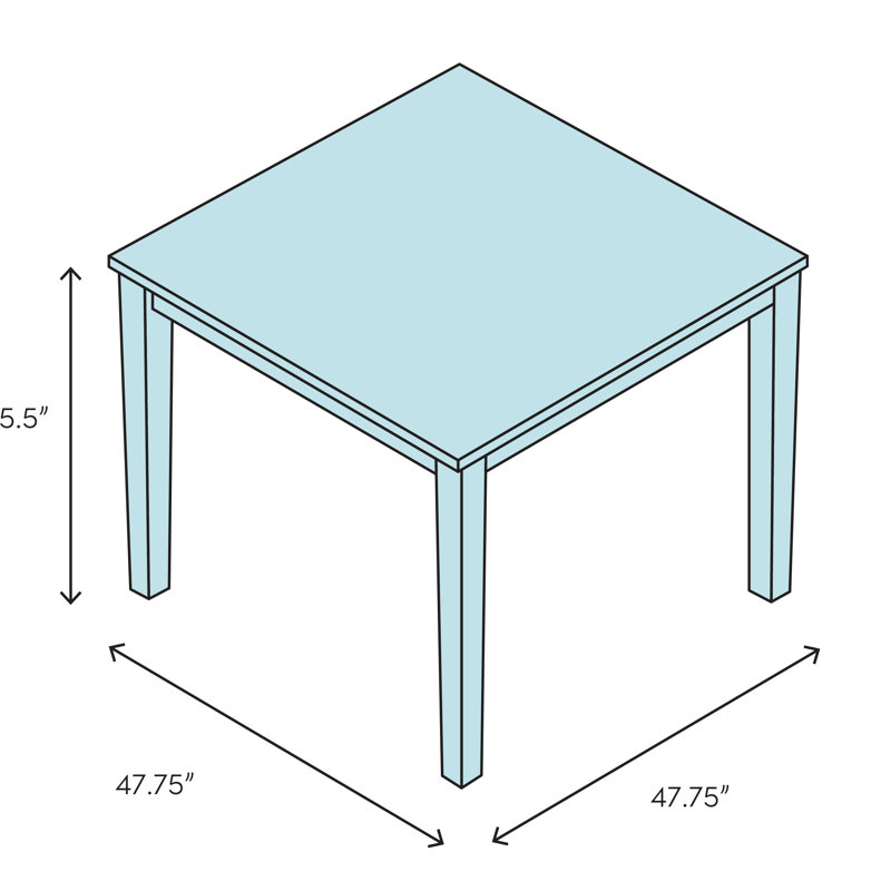 Fulton Dark Brown Wood and Marble Counter Height Dining Table