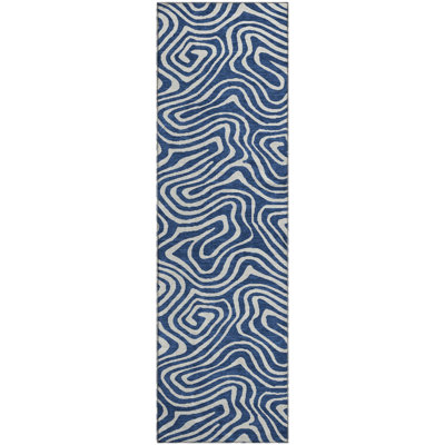 Premium Machine Washable Colmenero AMF1020 Swirls Rug