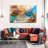 Gilded Swirls On Canvas Print-316865025