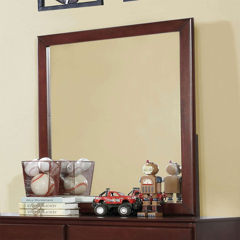 Romney Wood Flat Mirror