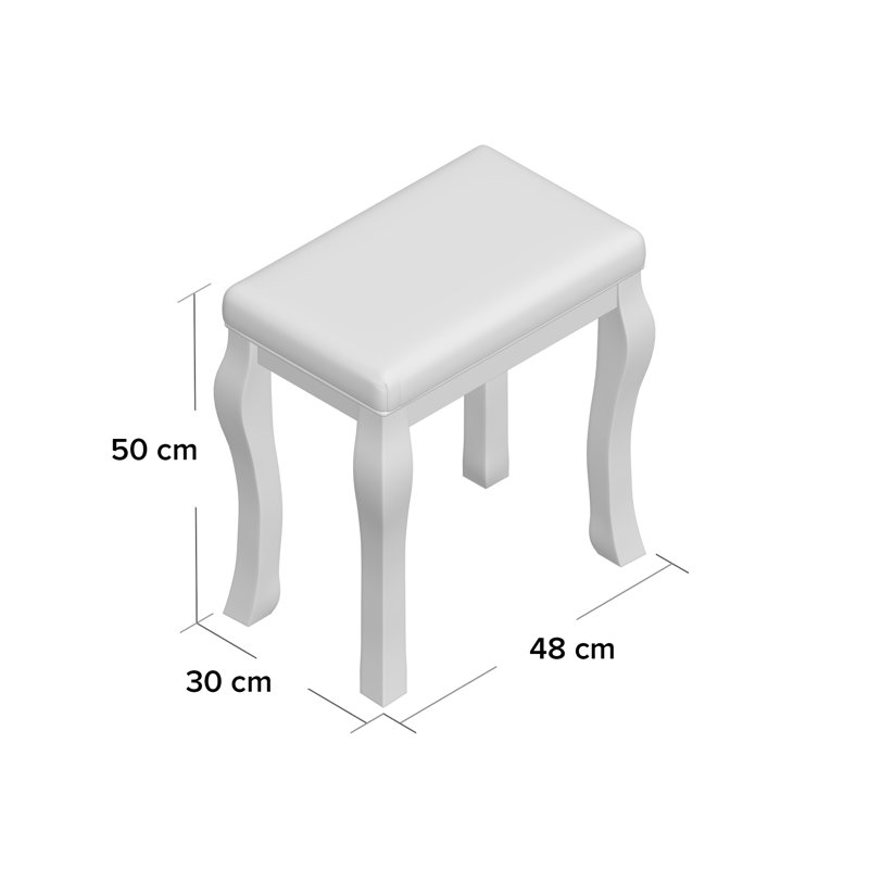 Manufactured Wood Accent Stool