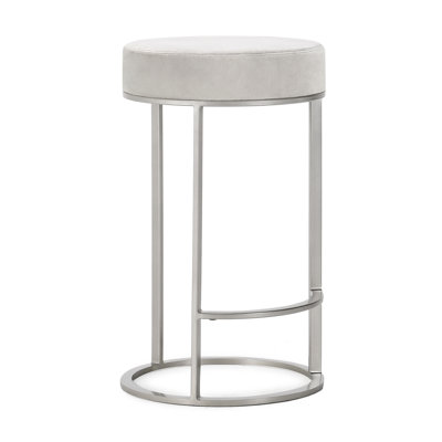 Quinn Upholstered Bar Stool with Metal Frame