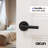 Stark Passage Door Lever Modern Concealed Design For (Hall & Closet) – Sleek Minimalist Style in Matte Black-114645471