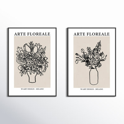Arte Floreale 2-Piece Wall Art Set
