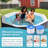 Inflatable Hot Tub, 4-6 Person Large Square Portable Hot Tub, Leak-proof Pvc Spa With 130 Air Jets