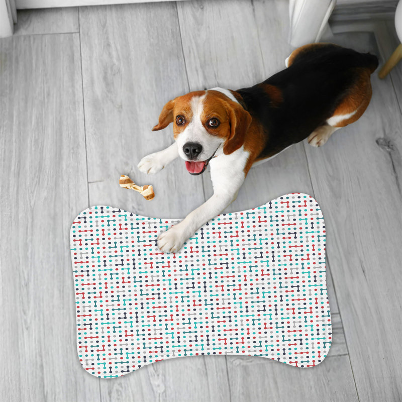 Tapis d'alimentation en forme d'os 1 pièce Patriot's Heart