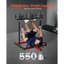 Presse verticale pour les jambes, appareil de gymnastique à domicile spécial pour le bas du corps, équipement d'entraînement pour la presse des jambes en acier au carbone, entraînement réglable de la force des jambes pour les presses à haute intensité, capacité de 550 lb