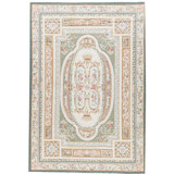 Hand-Knotted High-Quality Red and Gold Area Rug