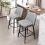Ensemble de 2 tabourets de bar pivotants à hauteur de comptoir-756455038