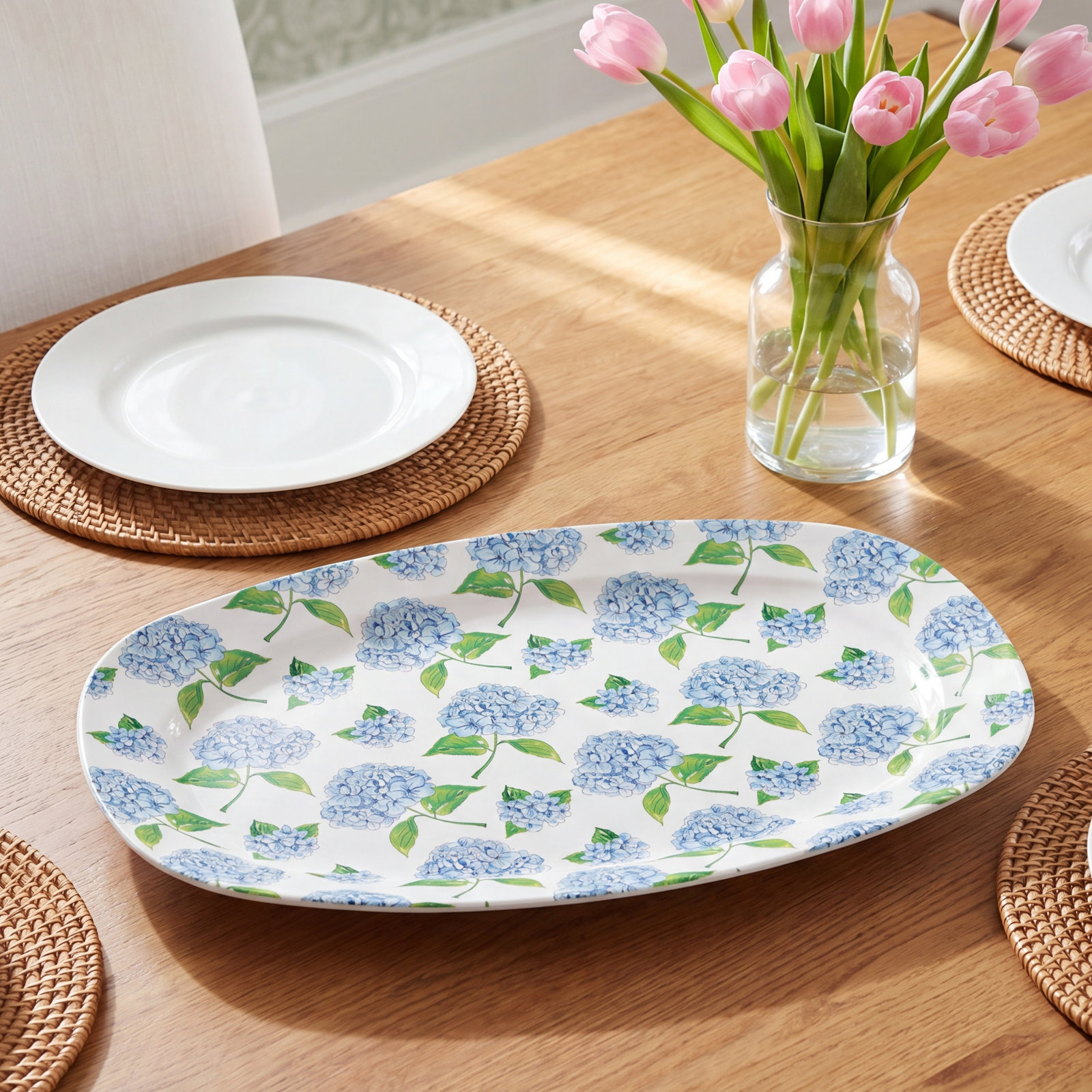 Garden Party Hydrangea Platter