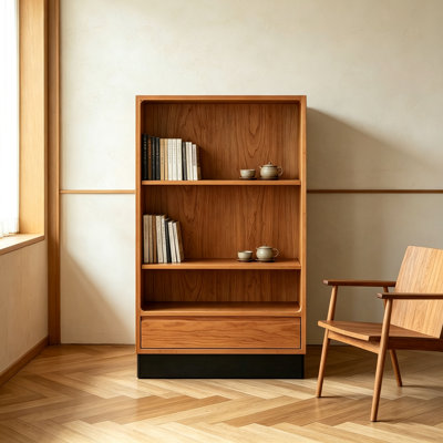 American style retro floor mounted bookcase