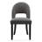 Modern Fabric Upholstered Dining Chairs with Curved High Back and Solid Wood Legs-1540862374-1540862375