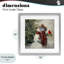 Cowboy Snowman & Cardinal, reproduction encadrée sous verre, conception de Tina LeCour-1405097832-1405097837