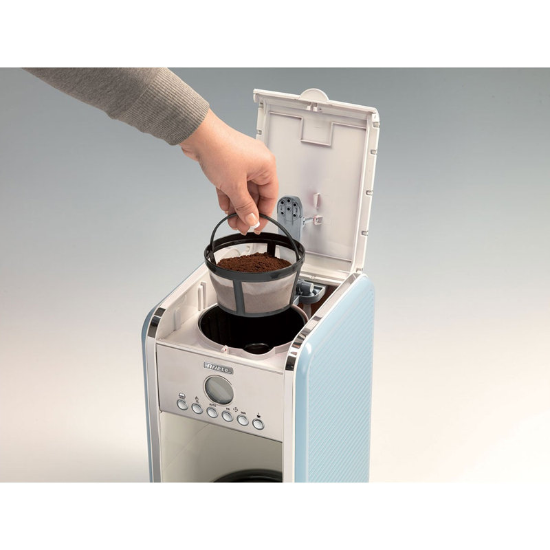 Ariete 12- Cups Brew Timer Coffee Maker, Blue