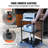 23.6'' H x 16.5'' W Printer Stand with Wheels
