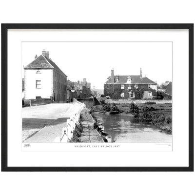 Bridport, East Bridge 1897 by Francis Frith - Single Picture Frame Print