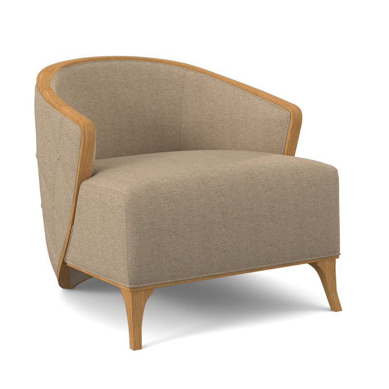 Penegrine Lounge Chair, Amber, Elise Flax