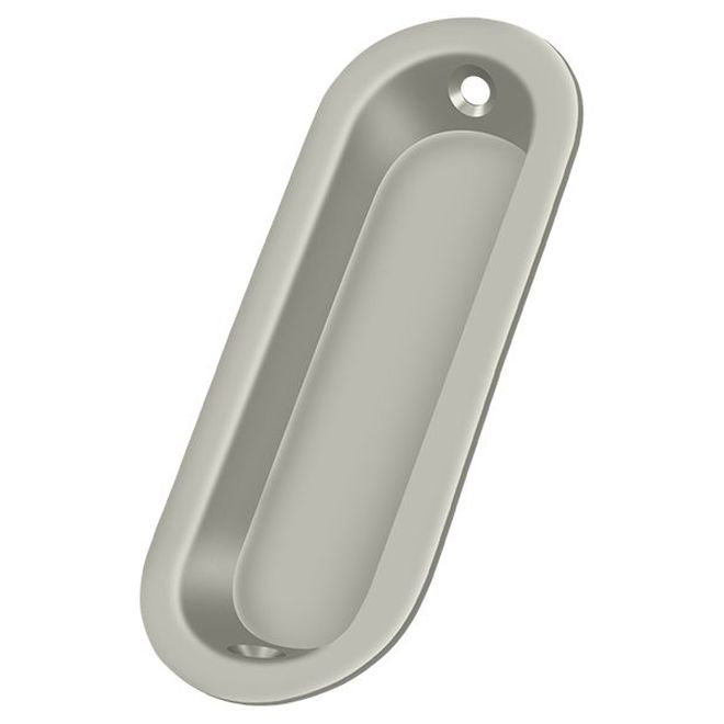 Poignée encastrée Deltana, Nickel brossé