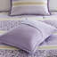 Édredon très grand / très grand seersucker avec 2 taies décoratives et coussins décoratifs - Microfibre, style chic décontracté avec des volants en dentelle à motif floral, rembourrage, nettoyage des taches, emballage comprimé, pelucheux, vapeur