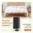 Solid Wood Low Profile Platform Bed-1844516361
