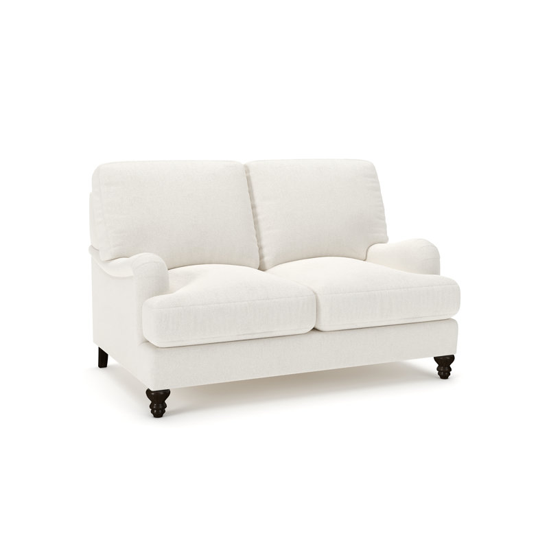 Walters Upholstered 59'' Loveseat, Apollo Alpaca Boucle