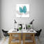 FicusBurkey Teal - Wrapped Canvas Print-1239744191