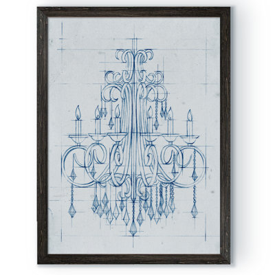«Chandelier II» par Paul Cezanne - reproduction d'art encadrée