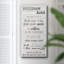 «Bathroom Rules», art textuel sur toile tendue-767658869