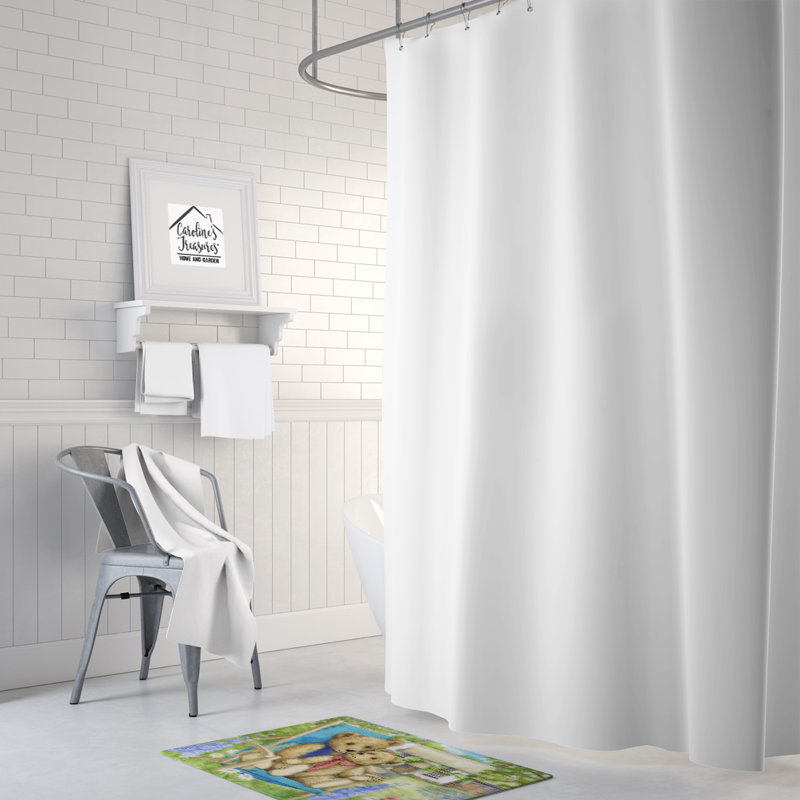 Justin Memory Foam Non-Slip Bath Rug
