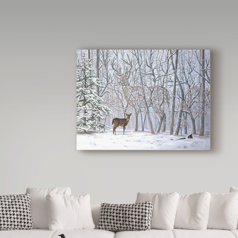 «Big Buck», affiche vintage sur toile tendue Ferhart, H 18 po x l 24 po