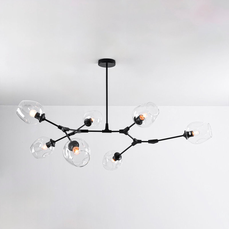 Yarra 7 - Light Black Unique/Statement Pendant