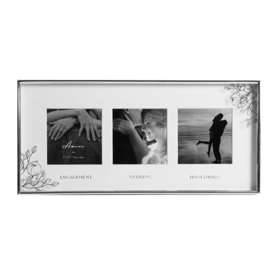 Tanju   Silver Metal Embossed Picture Frame