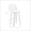 Tabouret de bar pivotant en similicuir et bois noyer 26 po Belora-334109517