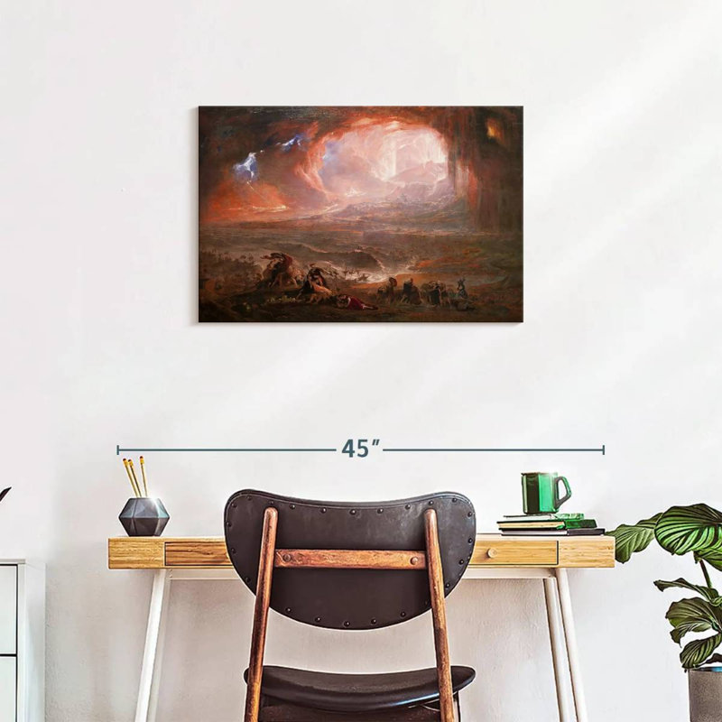 Keiri Destruction Of Pompeii And Herculaneum, 20" H x 30" W