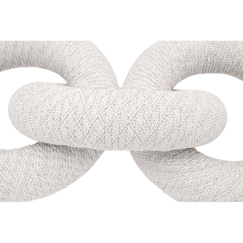 Kalanie Crew Rope Link, White/Gray