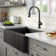 Karran Farmhouse/Apron-Front Quartz Composite 34'' X 21-1/4'' Single Bowl Kitchen Sink